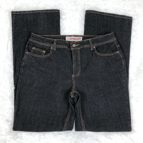 ✅SOLD✅Faded Glory Dark Blue Jeans Mid Rise Bootcut - Picture 2 of 10